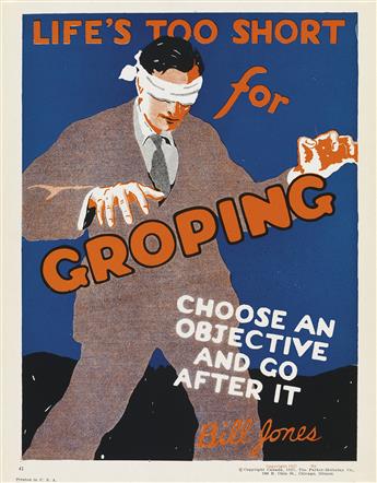 DESIGNER UNKNOWN. BILL JONES. Group of 39 small format posters. 1927. Each 11x8 inches, 28x21 cm. The Parker-Holladay Co., Chicago.